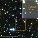 A composite image of FRB 121102, an FRB located in a dim and distant host galaxy. (Image:Gemini Observatory/AURA/NRC)